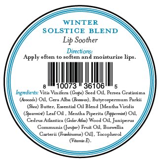 Three Sisters Apothecary Lip Soothers (Winter Solstice)