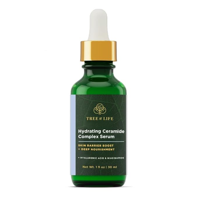 Ceramide Complex Serum – Hydrating Facial Serum with Hyaluronic Acid, Niacinamide & Lipids – Strengthens Skin Barrier, Moisturizes & Smooths Skin – Face Serum 1 Fl Oz