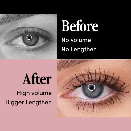 Billion Dollar Beauty Forever Lash Mascara - Black Tubing Mascara for Extreme Length and Volume - Waterproof Smudge-Proof Formula with Precision Silicone Brush - Long-Lasting Eye Makeup