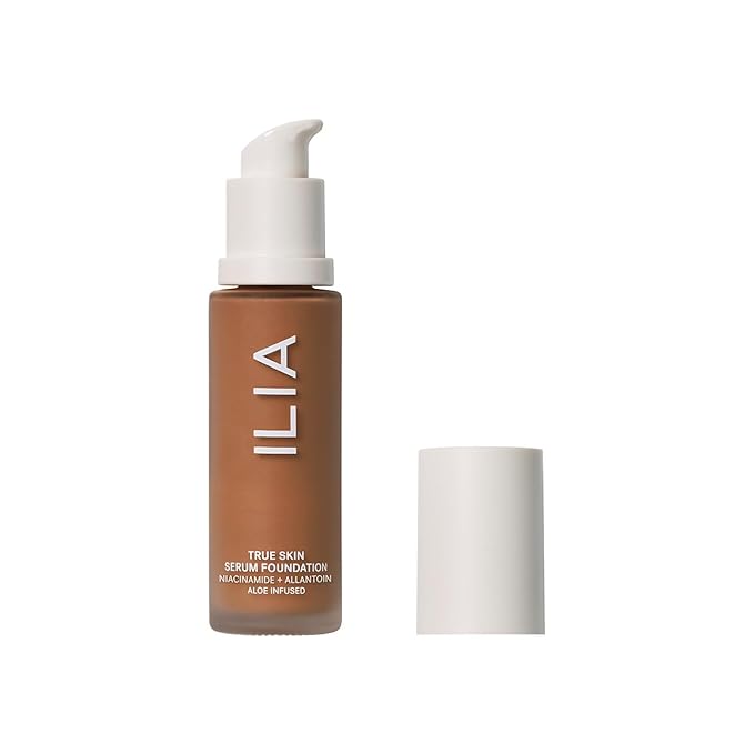 ILIA - True Skin Serum Foundation | Non-Comedogenic, Cruelty-Free, Vegan, Weightless Feel, Buildable Coverage, Safe for Sensitive Complexion (Martinique SF11)