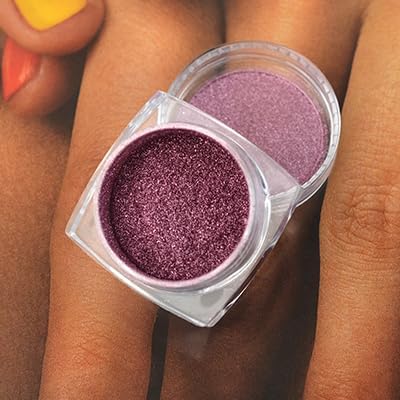 Rose Gold Chrome Nail Art Powder Mirror Effect Metallic Glitter Reflective Pigment Dust Decoration for DIY Manicure Gel Polish Nail Art 1g/Bottle