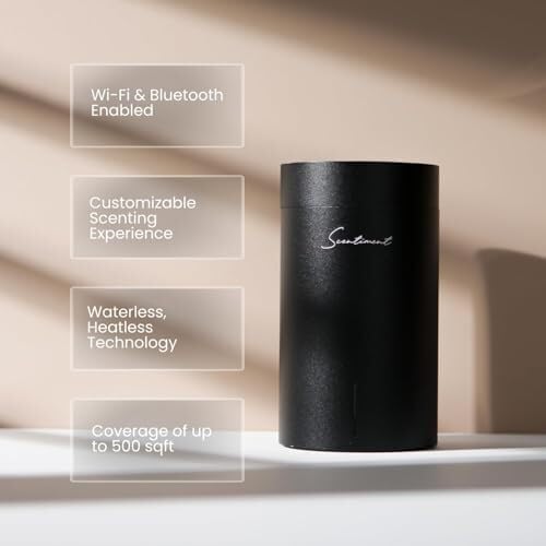 Scentiment Diffuser Oil – Cedar Leather | Warm Woody Fragrance with Notes of Leather, Cedarwood, Amber & Soft Vanilla | for Cold Air Diffusers - 0.68 fl oz (20 mL)