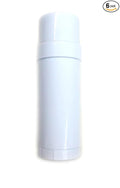 Empty Deodorant Twist-up Containers (Natural, White, Black) - for lotion bar, heel balm etc. (1 oz.) - Travel Size Empty Deodorant Tubes 30g Small Size (6, White)