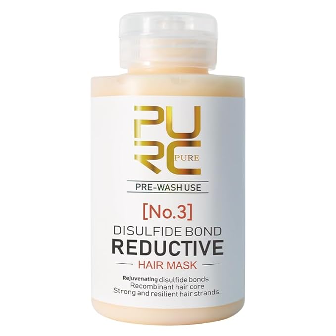 PURC Keratin Hair Mask Disulfide Bond Hair Treatment Smoothing Straightening Hair Cream Repair Damaged Hair Care Products