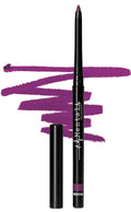 Purple Lip Liner – Creamy, High-Pigment Matte Color, Retractable - Long-Lasting & Non-Drying Makeup Lip Liner with Smooth Application for Defined Lips - No Feathering or Fading (Warrior)