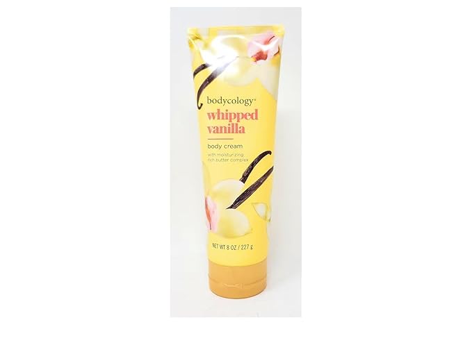 Whipped Vanilla 2 in 1 Body Wash and Bubble Bath 16 fl oz & Whipped Vanilla Body Cream 8 oz (Pack of 2)