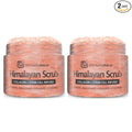 Himalayan Salt Scrub, Face, Foot, and Body Exfoliator with Collagen and Stem Cells Exfoliating Scrub for Toning, Cellulite, and Skin Care by M3 (Pack of 2)