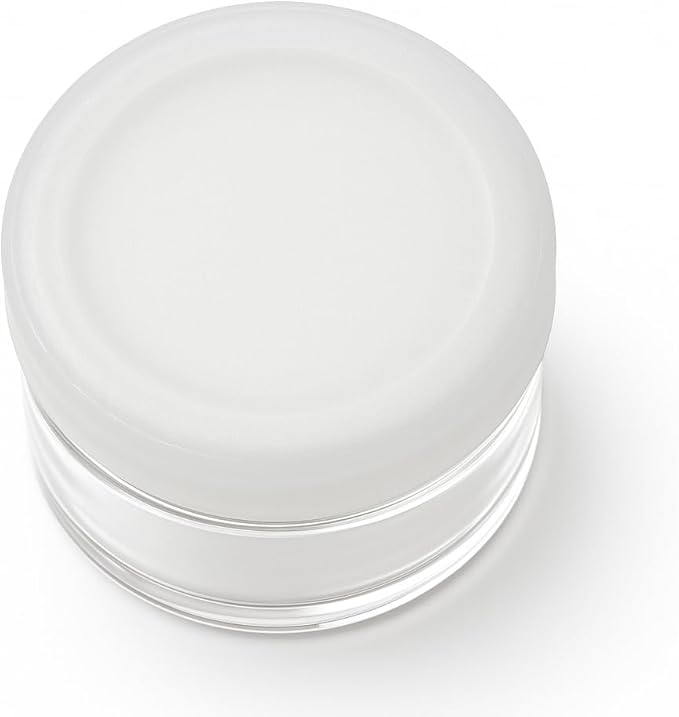 Oil Slick 200 Pack 6ml Glass Concentrate Jars with Silicone Lids - Airtight No-Neck Wax Containers for Dab, Extract, Cosmetic, Lip Balm Storage