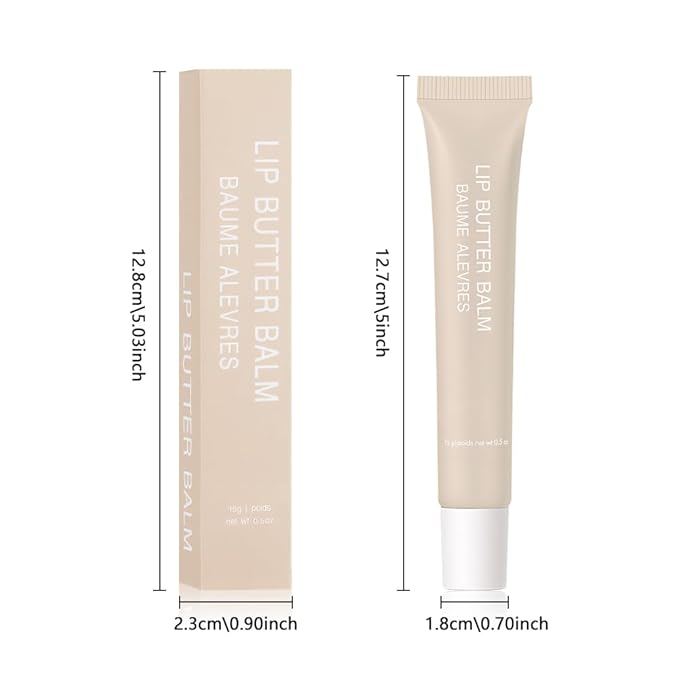 FeiCuiYun Summer Lip Butter Lip Balm, Ultra-Hydrating Natural Vegan Lip Balm, Sheer-Tinted Shine & Hydration, Soothes & Softens Dry Lips Skincare, Bálsamo labial hidratante #1 Vanilla