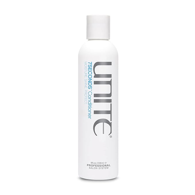 UNITE Hair – 7SECONDS Conditioner – Lightweight Conditioning Formula to Smooth, Soften & Enhance Shine – Helps Maintain Healthy-Looking Hair with UV & Heat Protection – 8 Fl Oz