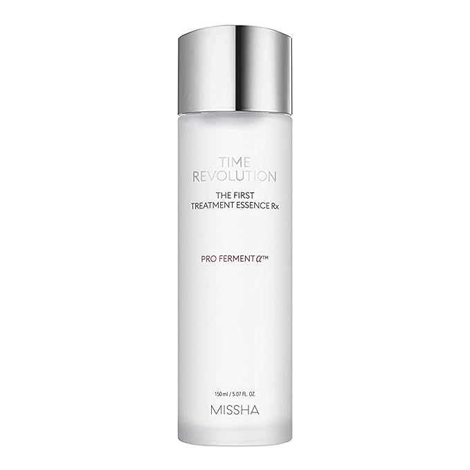 MISSHA Time Revolution The First Essence RX (4th Gen) 5.07 Fl oz/150ml, Korean Face Essence, Hydrating Facial Toner, Skin Smoothing & pH Balancing Toner for All Skin Types