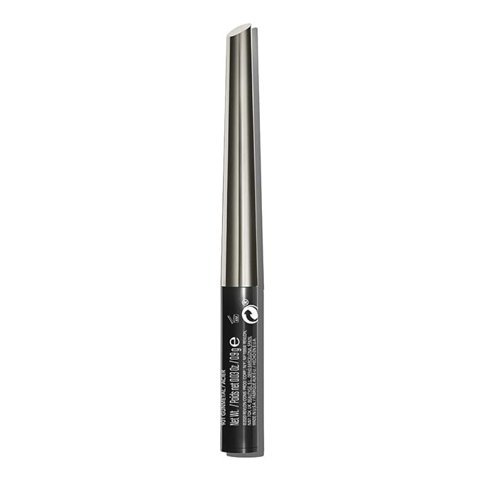 Revlon So Fierce! Chrome Ink Liquid Eyeliner, Longlasting Bold Metallic Pen Liner with Dip Ink Cap for Pearl, Shimmer Blend, 901 Gunmetal, 0.03 oz.