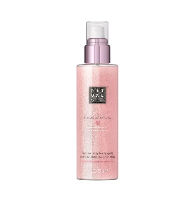 RITUALS THE OF SAKURA Shimmering Body Spray,rice milk & cherry blossom 5 floz/ 150 ml