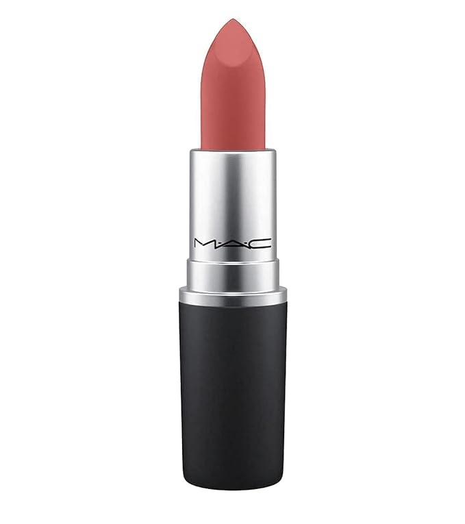 MAC "Stay Curious" Lipstick - Powder Kiss Lipstick, Full Size, Full in Box