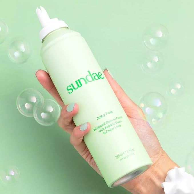 sundae Whipped Shower Foam Juicy Pear with Kakadu Plum & Finger Lime 8.9 oz. 365ml