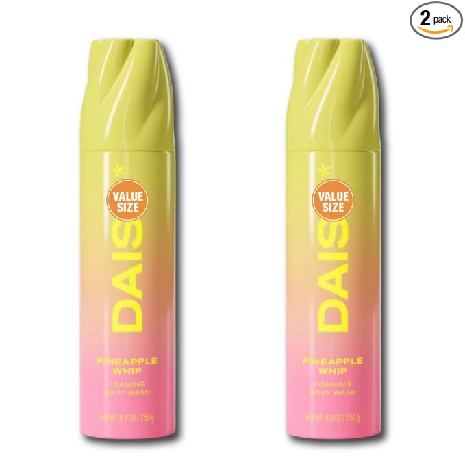 Pineapple Whip Foaming Body Wash, Ultra Hydrating, Paraben Free, 8.8 oz, 2 Pack