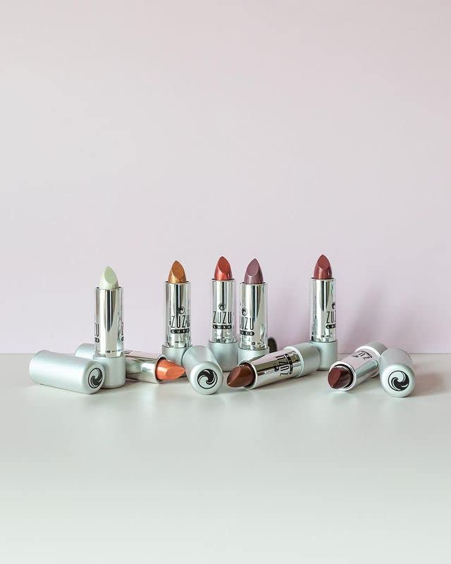 Zuzu Luxe Lip Color Lipstick (Chocolate Cherry - Reddish Brown/Cool Crème), Natural Ultra-Hydrating Lipstick, Paraben Free, Vegan, Gluten-free, Cruelty-free, Non GMO, 0.13 oz