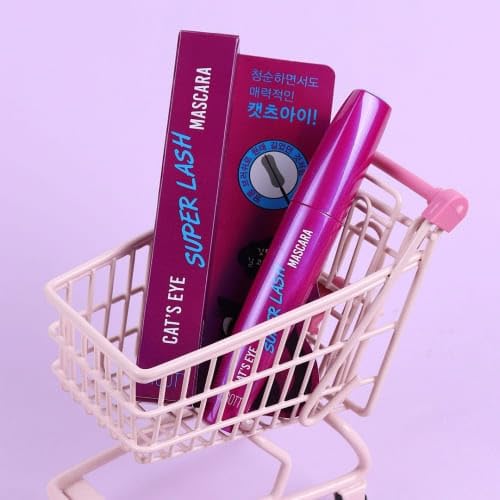 Jigott Cat's Eye Super Lash Mascara 0.42oz/12g - Long Lashes for Feminine and Charming Look (Super Lash Mascara)