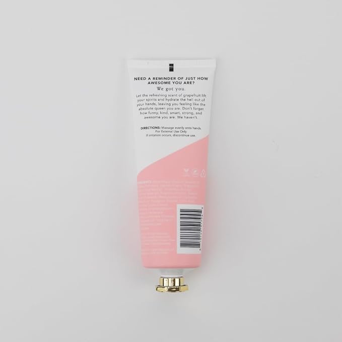 Chez Gagné Vegan Hand Cream for Dry Hands - You Are So Pretty - Grapefruit 3.4oz Non-Greasy Moisturizing Lotion - Made in California - Paraben, Sulfate & Phthalate Free - Mother's Day - Gift for Mom