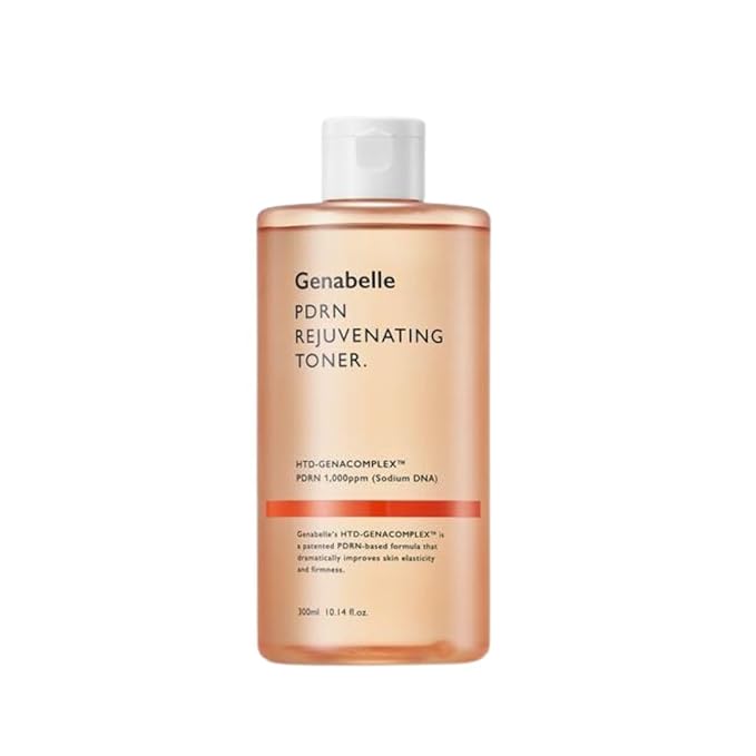 Genabelle PDRN Rejuvenating Toner - Deep Hydration & Skin Barrier Support with PDRN, Panthenol, Hyaluronic Acid - Soft & Glowing Skin - Glass Skin - 10.14 fl.oz/300ml