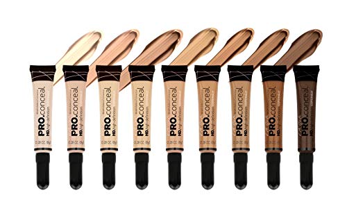 L.A. Girl HD Pro.Conceal, Medium Bisque GC975 (Pack of 2)