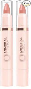 Mineral Fusion Sheer Moisture Lip Tint, Glisten, 0.1 Ounce (Packaging May Vary) (Pack of 2)
