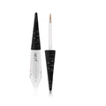 2-in-1 Liquid Glitter Eyeliner & Shimmer Eyeshadow, Waterproof Metallic Eye Makeup with Flexible Brush Tip, Easy to Color, High Pigment Long Lasting Sparkle All-Day (Zirconium White)