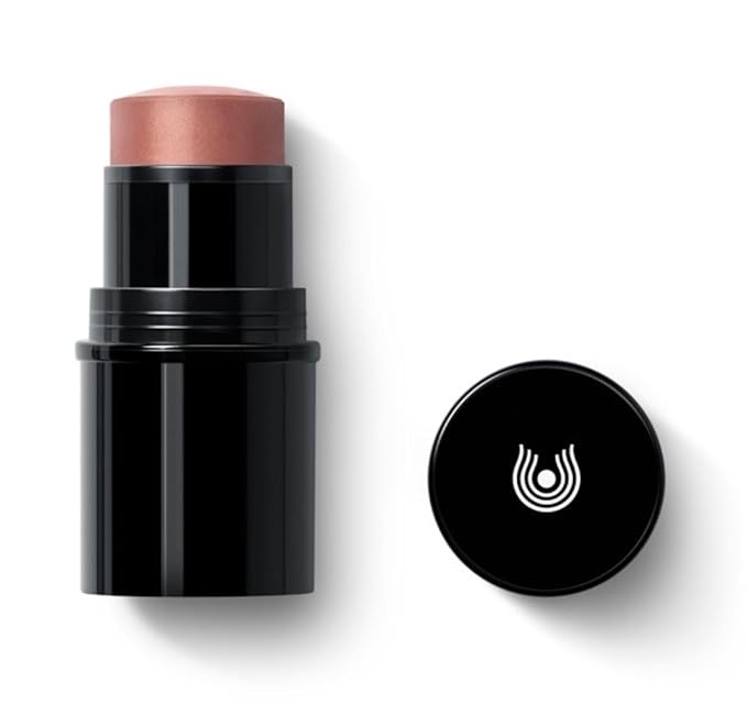 Dr. Hauschka Lip to Cheek 01, Apricot, Multifunctional Cream Blush and Glow Stick for Cheeks & Lips, for All Skin Tones, 0.22 Oz.