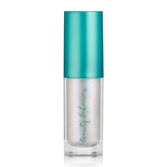 Beauty Bakerie Sugar & Spice Liquid Eyeshadow Set, Metallic Shimmer Eyeshadow, Long-Wearing Lightweight Cream Eye Shadow + Eye Primer Topper Glitter Makeup with Squalene & Glycerin, 6g, Sugar