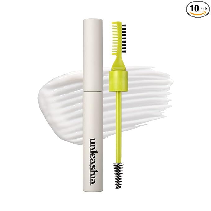 Unleashia Shaper Defining Eyebrow Fixer & Pencil(Pomade Fixer No.1 Clear) - Eye brow Gel Clear - Long-Lasting Brow Lamination Gel para Cejas Transparente - Korean Eyebrow Fix for Women