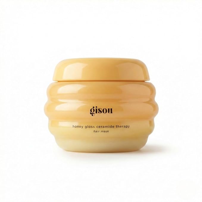 Gisou Glow All The Way Hair & Lip Gift Set: Lip Oil, Hair Mask, Oil & Perfume