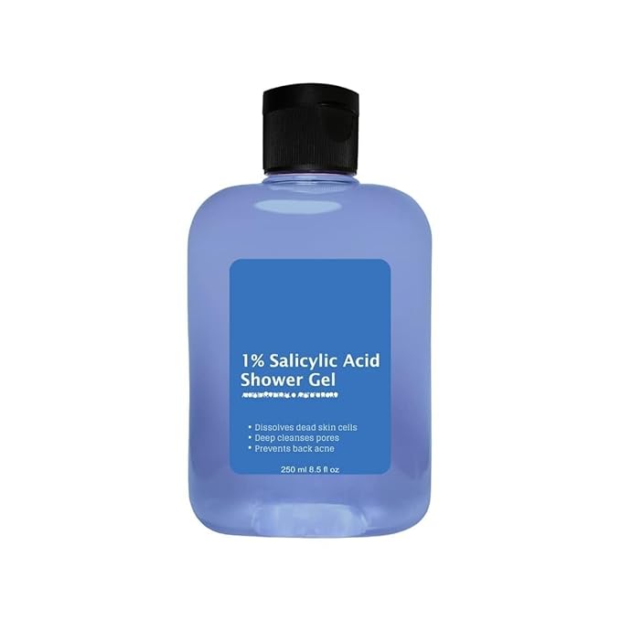 KK Shower Gel | Exfoliating Body Wash To Prevent Body Acne & Cleanse Skin, Glycolic Acid | For Women & Men | 250 ml
