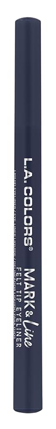 L.A. COLORS Mark & Line Felt Tip Eyeliner, Navy CLE824