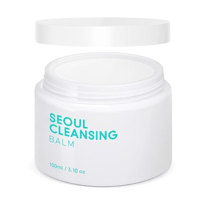 The Beauty Spy Seoul Cleansing Balm-To-Oil Make Up Remover | 3-in-1 Koream Face Cleanser, Makeup Remover & Moisturizing Balm | Ginseng, Green Tea & Peptides | Safe on Skin (100ml)