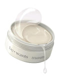 bewants Under Eye Patches for Puffy Eyes, Korean Under Eye Mask with Vegan Collagen and 71.9% Bamboo Water, Patches for Dark Circles and Cooling, 60 pieces