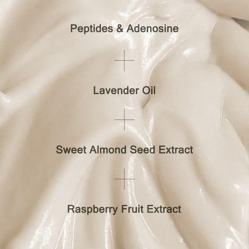MIZON Peptide Ampoule Face Cream with Adenosine Lavander Oil Fine Line Treatment Moisturizing Elastin Boost Korean Skincare (1.69 fl oz)