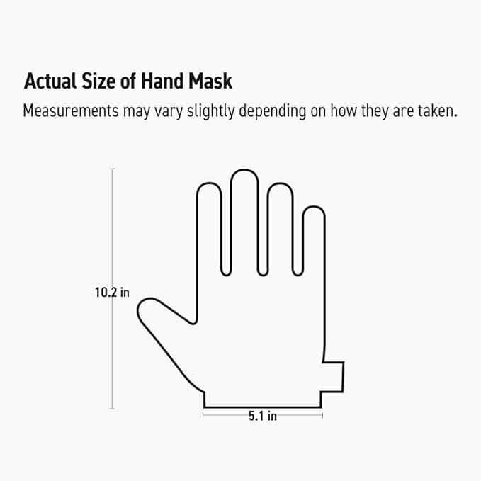 Moisturizing Hand Mask Gloves for Dry, Cracked Hands – Deep Hydrating Spa Treatment with Goat Milk, Kombucha & Collagen – 5 Pairs