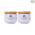 Pacha Soap Co. Whipped Cleansing Scrub, French Lavender - Premium, Handcrafted, Exfoliating Soap Scrub with Pumice for Face & Body, Soothing Essential Oils, Clean Ingredients 2-Pack (15 oz Each)