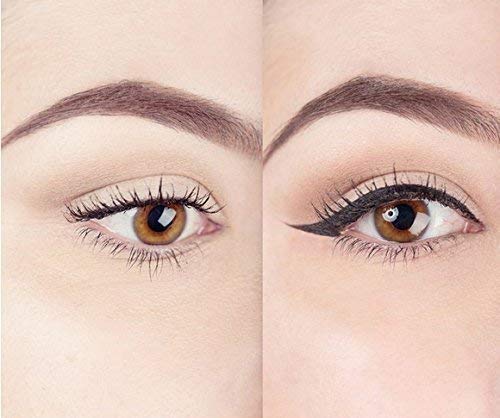 The Flick Stick Winged Eyeliner Stamp For Quick and Easy Cat Eye Makeup, SmudgeProof & Waterpoof Eye Liner Cat Eye Stencil Makeup Tool, Wingliner, Liquid Pens (Triple Pack Combo, Midnight Black)