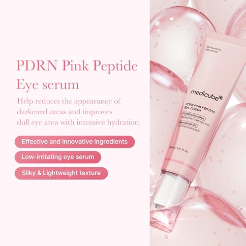 medicube PDRN Peptide Serum Duo for Face & Eye: PDRN Peptide Eye Serum and Salmon DNA Facial Serum for Radiant, Plump Skin | Korean Skincare, Gifts for Women, Skin Care Set