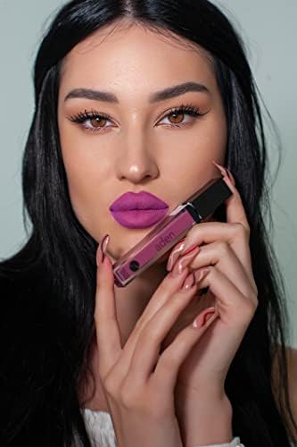 Lipstick for Women & Lip Liner Pencil – Liquid Matte Lipstick Long Lasting – Lip Combo Sets with Lip Stain Long Lasting Waterproof & lip liner stain – Lip Kit Pigmented-Non Smudge-Made in Italy 27
