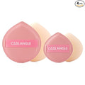 COOL-ANGLE 4Pack Pink Makeup Sponge For Foundation Concealer And Powder, Latex Free Blender Sponge For Natural And Easy Makeup Soft Long-lasting, Pack for 2X-Large and 2 Medium