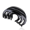 Premium Hair Claw Clips For Thick Hair, Strong Holding Power Claw Hair Clamps Delicate Hair Grip for Women and Girls (Black-1 pcs)