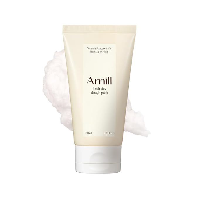 Amill Fresh Rice Dough Pack (100g/3.52oz) – Wash-Off Face Mask with Rice Extract for Smooth & Nourished Skin