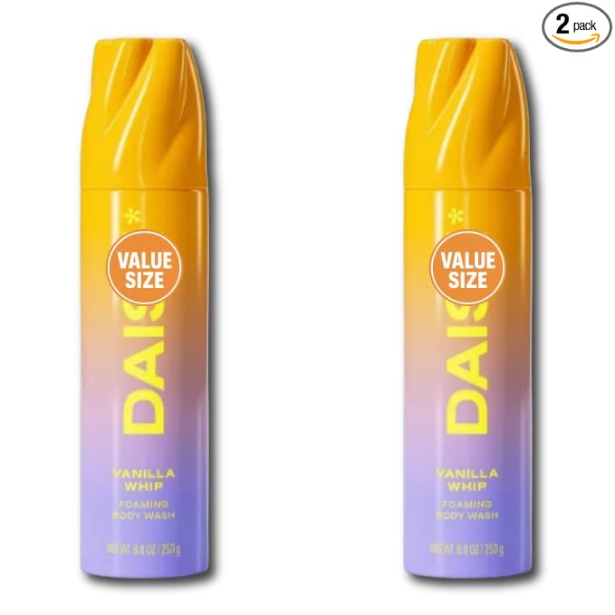 Vanilla Whip Foaming Body Wash, Value Size 8.8 Fl Oz, Pack of 2, Moisturizing Formula
