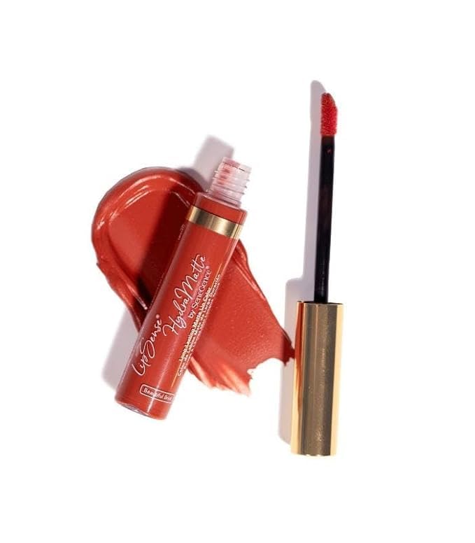 SeneGence LipSense HydraMatte Long-Lasting Liquid Lipstick – Beautiful Brick, 0.25 Fl Oz. Up to 6-Hour Wear. Waterproof. Transfer-Proof Cream-to-Matte. Hydrating. Vegan. Alcohol-Free.