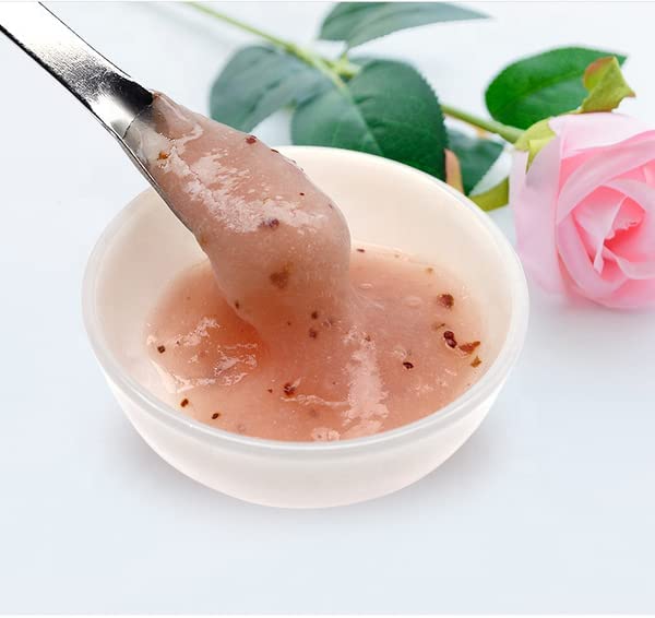 Vajacial Jelly Mask Peel-Off Bikini, Jelly Mask Underarms Area Peel Mask - Bulgarian Rose with Pieces of Rose- Professional Size 23oz by Sugaring NYC