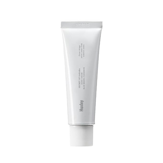 Huxley Secret of Sahara Hand Cream 30ml | Hydrates, Nourishes & Softens Skin | Non-Greasy Moisturizer that Soothes and Softens Hands | Hand Cream for Women & Men (1.01 Fl Oz, Blue Medina Tangerine)