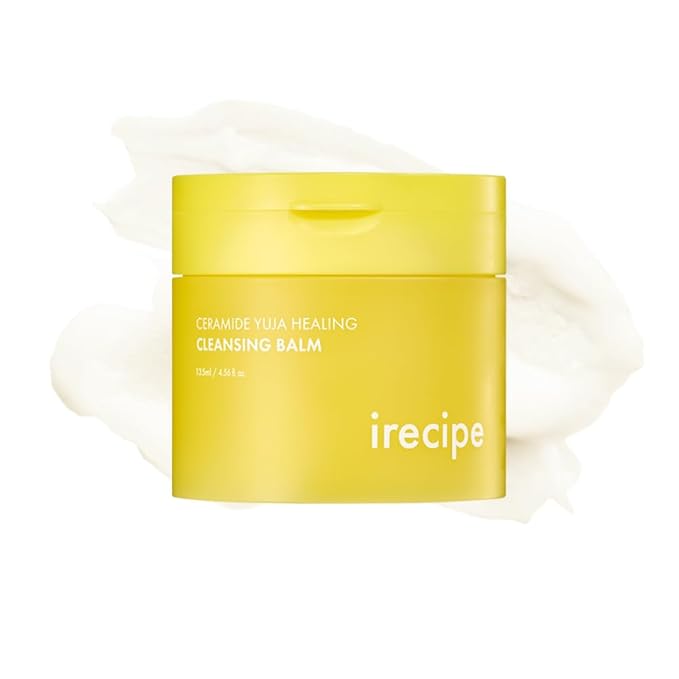 Ceramide Yuja Makeup Cleansing Balm with Travel Size | Deep Cleansing All-in-One Korean Face Cleanser, Makeup Remover, Zero Irritation, Blackheads Remover, Clean Beauty, Vegan (135g / 4.76oz)