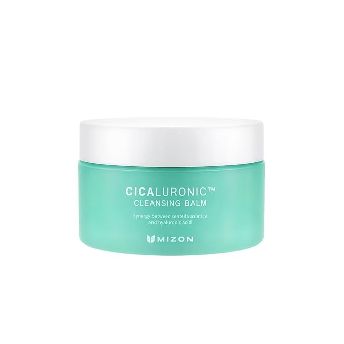 MIZON Cicaluronic Cleansing Balm, Makeup Remover, Centella Asiatica,Hyaluronic Acid, One Step Cleansing (2.7 fl oz)
